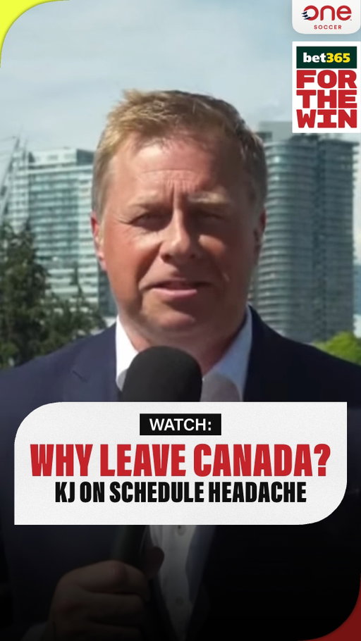 "I don't think FIFA got this right... You're either a co-host or you're not."

KJ asks why the #CanMNT had to leave Canada in the first place 🤔