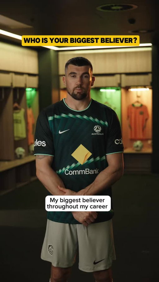 Before the big stadiums, and before the green and gold, Mum was there on the sidelines. We asked the CommBank @socceroos who their biggest believers are. For many, the answer was simple. Mum💛