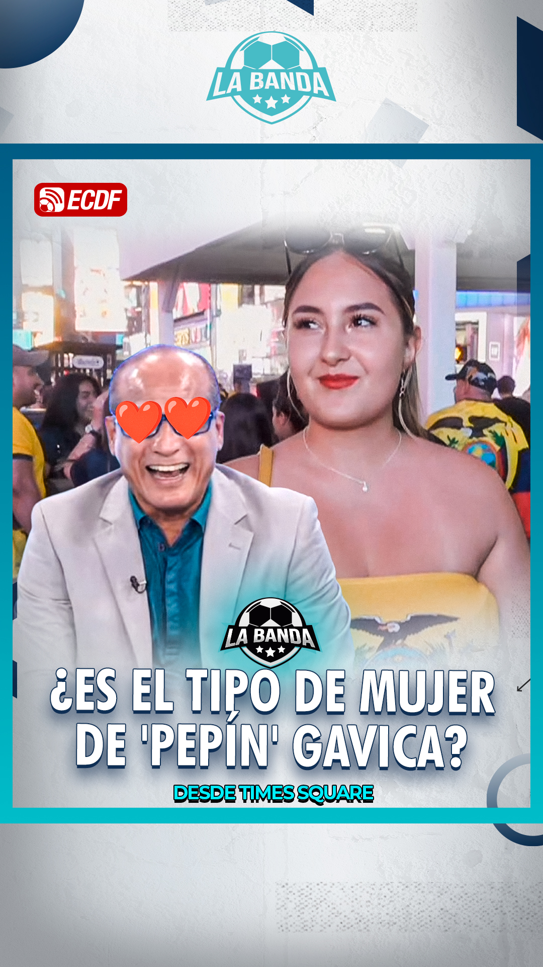 😍🇪🇨 ¿ES EL TIPO DE 'PEPÍN' GAVICA? 🇪🇨😍

🎙️ @Mercedes_Chevez charló con una hincha tricolor que disfrutaba de una pizza en Times Square

#LaBandaxECDF 📲 Mira el programa completo por nuestro canal de YouTube