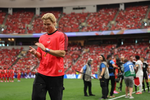 Thank u @cocacola for having me as your coin toss ambassador #cokepartner