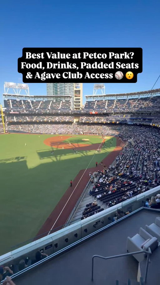 One of the best values at Petco Park, in my opinion. ⚾️👀

The Agave Club includes ballpark food, select beverages, a private lounge and bar, padded seats, private restrooms, and a great view of the game. Not a bad way to spend an evening watching the Padres!

Looking for seats like these? Find awesome last-minute Padres ticket deals on @tickpick and use code PADRESBLOGGER for $10 off your purchase. 🙌

#sandiegopadres #padres #petcopark #tickpick #forthefaithful