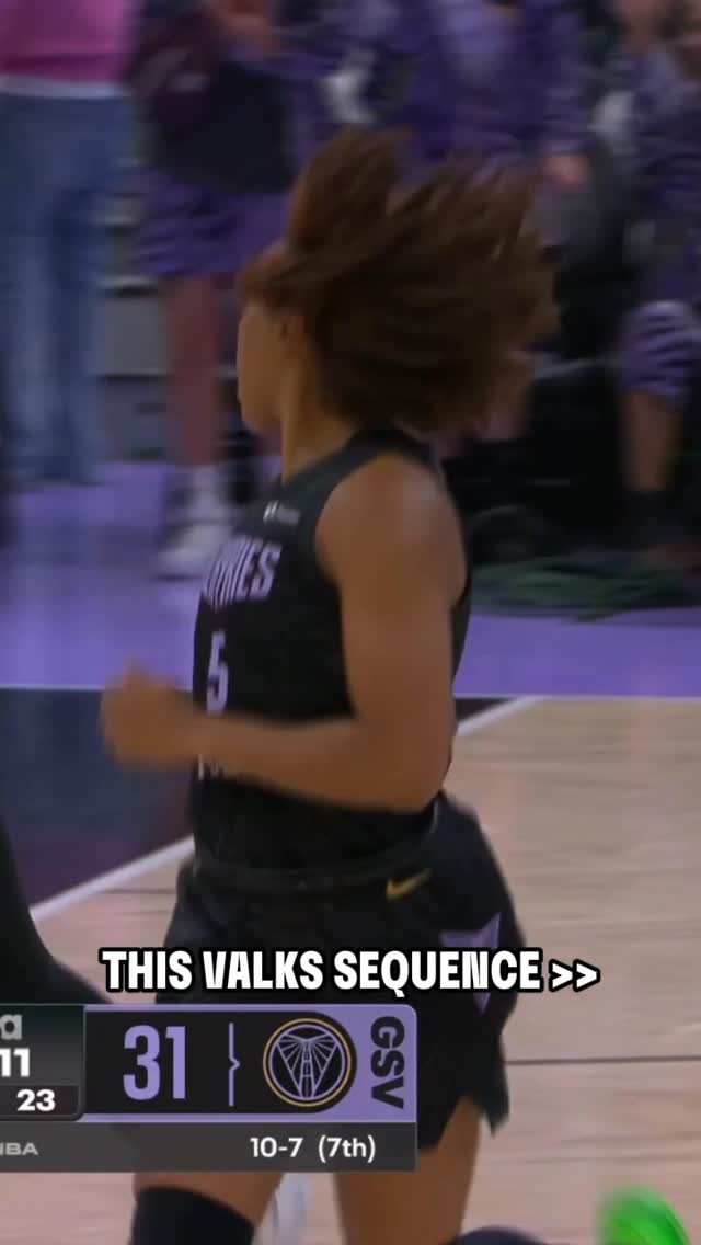 The @valkyries came ready to play ⚡

This Gabby Williams denial leads to a Kayla Thornton triple!

ATL-GSV | USA Network | WNBA Pride | @Coach