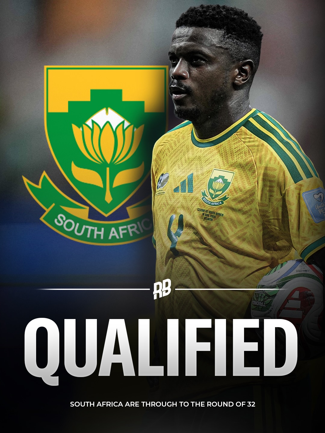 South Africa are THROUGH… After a rough start to the tournament, they put all the comments aside and focused on the task at hand. 🇿🇦❤️

And in their ultimate game against South Korea, they delivered a performance for a whole nation. 🤩

How will they go in the Round of 32? 👇🏾