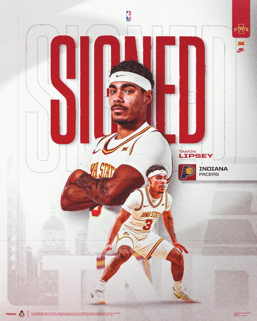 Pacers 🤝Cyclones

Tamin is Headed to Indy!

#Cyclones | #C5C