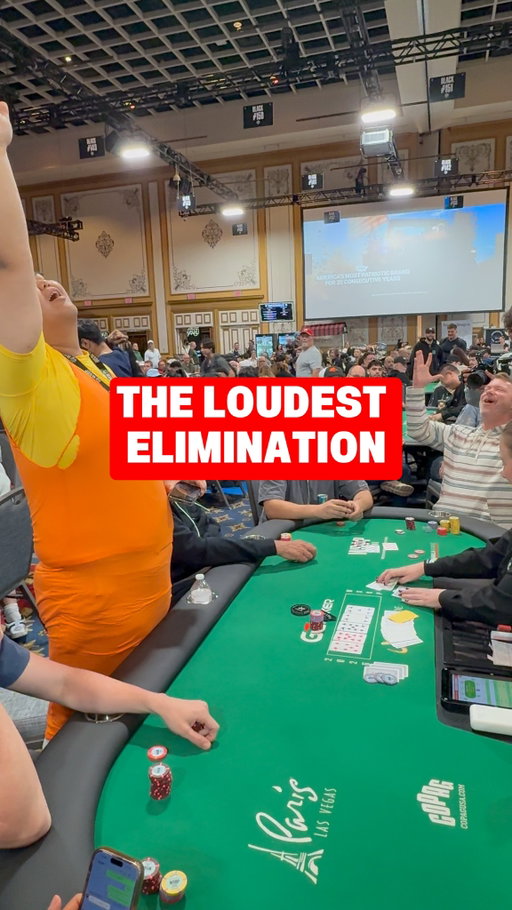 Game Over for Young-Hee

Chaehun Ryu, dressed as Young-Hee from Squid Game, found himself all in and at risk in the $1,000 Tag Team Event.

His tournament ended with one of the loudest exits of the summer.