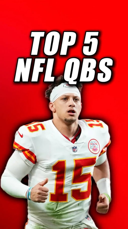 Top 5 NFL QBs🔥🏈

Follow @nflpollnation for daily content like this!🏈

#fantasyfootball #nfl #football #patrickmahomes #fyp