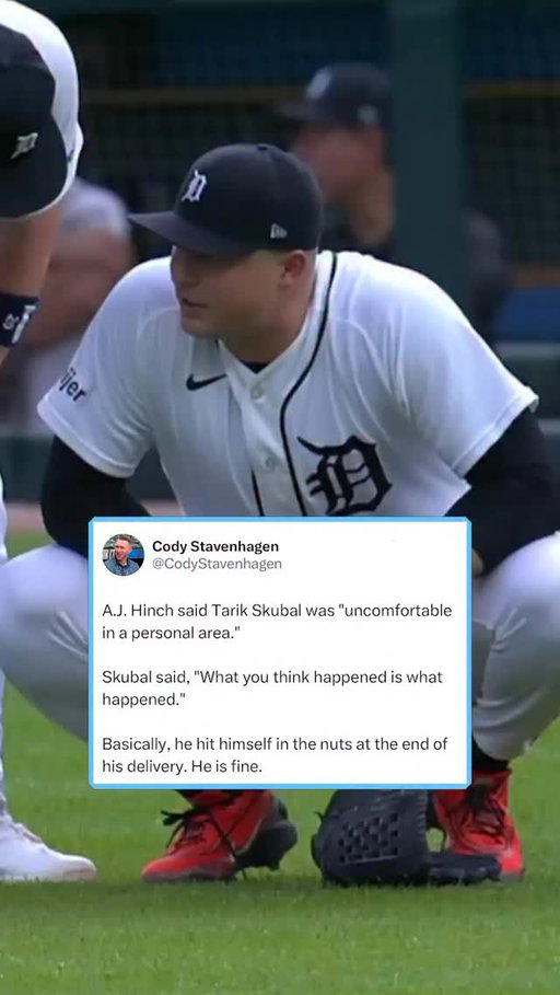 Tarik Skubal’s injury scare was actually just a nut shot