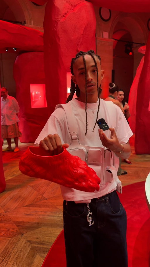 Jaden Smith (@c.syresmith) wants you to rethink what a dress shoe can be.

Fresh from Paris, he takes us through his latest @christianlouboutin SS27 collection, featuring surrealist toe-cap silhouettes, red claw-foot designs and the TCT Christian Louboutin High Hiker, inspired by his sister’s love of hiking.