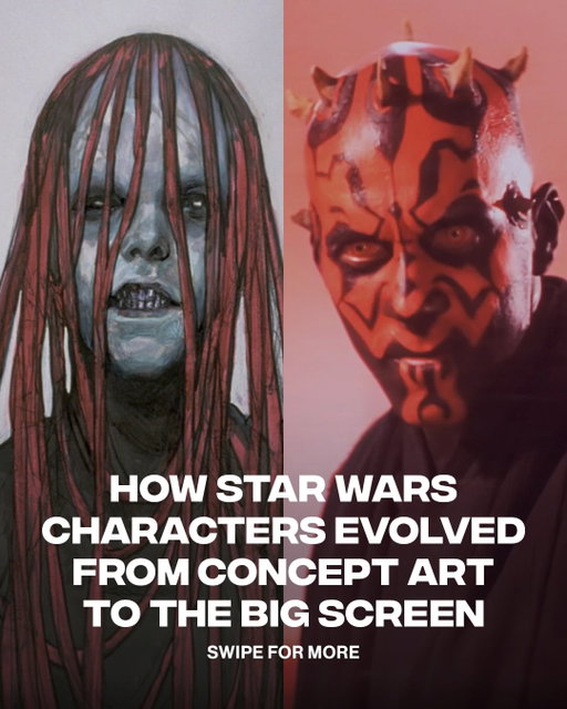 The vision’s been there from the start 🎨

Before becoming icons of the dark side, they were just sketches. Darth Vader, Maul, Dooku, Grievous, and Palpatine all went through endless concept stages in early Star Wars design, evolving from rough illustrations and experimental ideas into the polished villains we now recognize on screen.