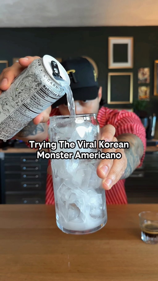 Trying the Viral Korean Monster Americano