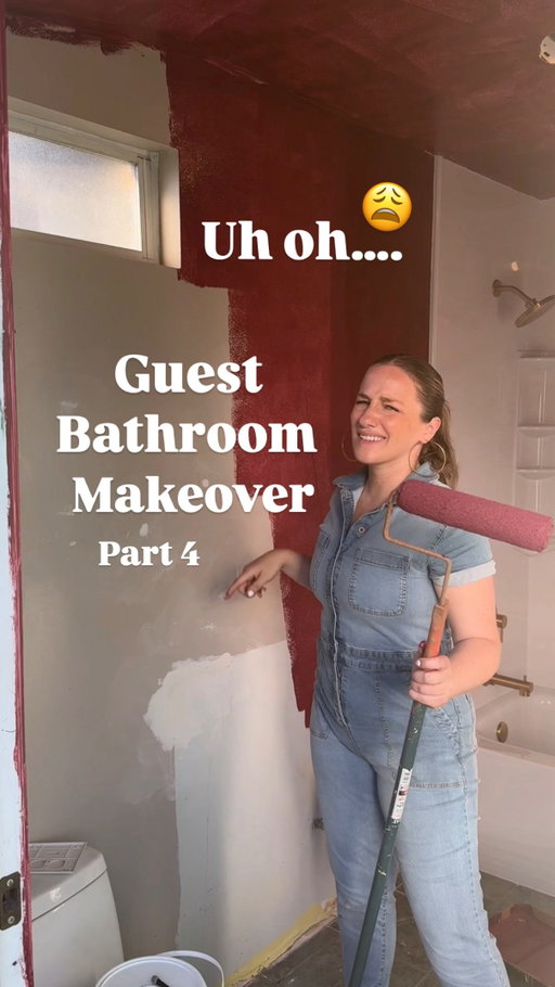 Is the ceiling too much?! 😬 or do we like it??

#bathroom #bathroominspo #bathroomdesignideas #bathroomremodel #bathroomrenovation