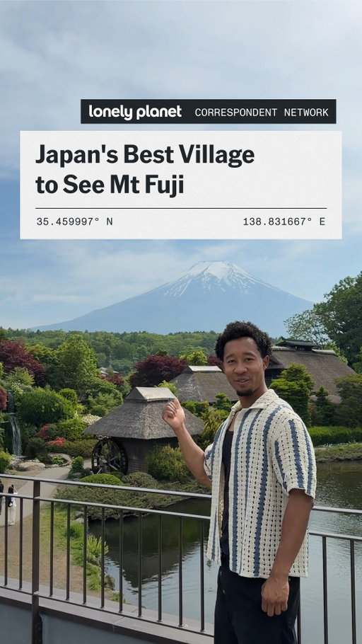 If you're ever planning to visit Japan's famous Mt Fuji, stop by nearby village Oshino along the way for great mountain views with fewer crowds, local snacks and – Lonely Planet Correspondent @jesseogn's personal favorite – crystal-clear ponds made from melted Mt Fuji snow: "No matter how many times I visit, that first look into the ponds gets me. It genuinely doesn't look real. It's like someone photoshopped the koi fish into the pond."