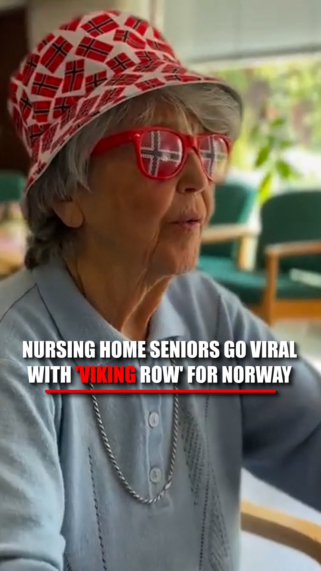 A group of nursing home seniors went viral after performing the popular "Viking row" to cheer on Norway's national soccer team.

The video caught the attention of Norwegian star Erling Haaland, who reposted it to his millions of followers.