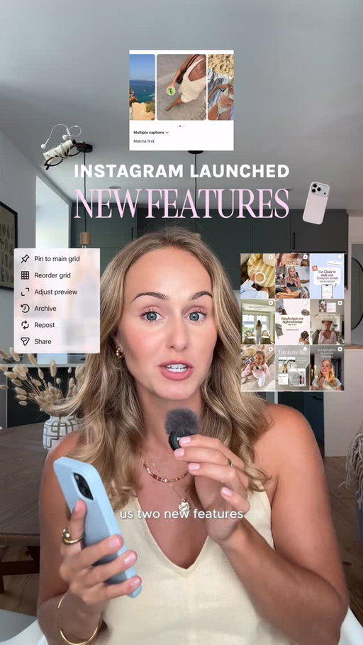 WE’VE BEEN WAITING FOR THIS 📢📢!!! 

I’m so happy these features are here! Im glad I can move around my carousels & make my grid look a little better 🙂‍↕️