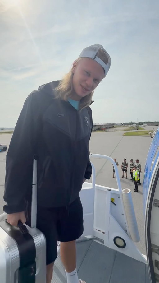 Erling ready for Boston ✈️