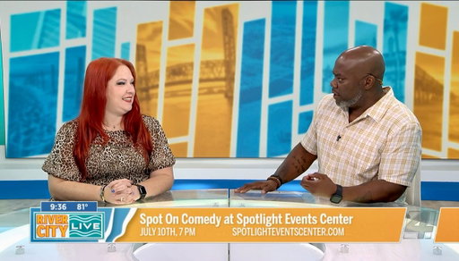 Thank you for having me on this morning @rivercitylivetv it’s always a good day when I get to chat with @ranceadamsmedia ! 
Get over to @spotlighteventscenter for your tickets to the July 10th show!