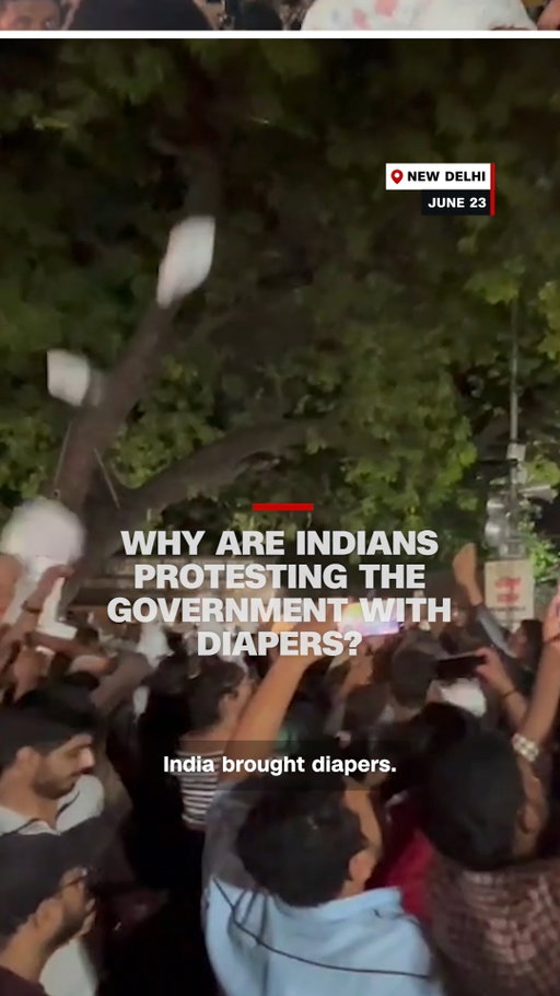 The founder of the satirical Cockroach Janta Party has been camped out in the heart of New Delhi, leading a crowd of protesters who are refusing to leave until the country's education minister resigns over a national exam system mired in scandal. CNN's @rheamogul reports.