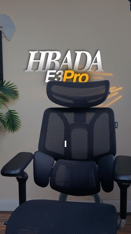 Can your chair do this? 👀

The HBADA E3 Pro 2026 Edition features the world’s first 3-zone elastic lumbar support that actually moves with your body, plus a 4D headrest, fully adjustable armrests, Cloud Mesh material, and a reclining footrest for all-day comfort.

If you spend long hours gaming or working, this chair is definitely worth checking out.

🔗 Link in bio or Comment ‘’E3’’

https://hbadauk.sjv.io/jRJobv

💸 Use my discount code: MOXP

https://amzn.to/4uS48DJ

💸 Use my discount code: E3BPEMOX

@hbada_official @hbada_uk 

#HBADAE3 #OfficeChair #HBADA #ErgonomicChair #hbadahealthwish