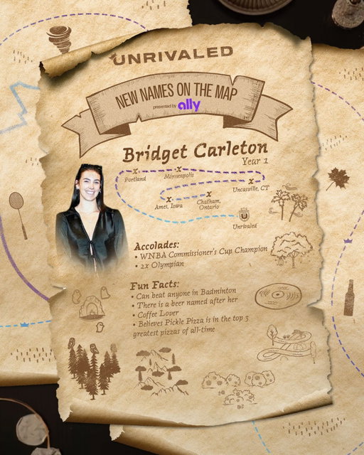 Bridget Carleton is Unrivaled ✅ 
presented by @ally
