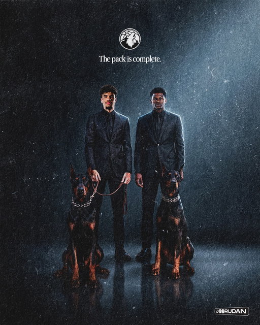 Not all wolves run alone. 🐺