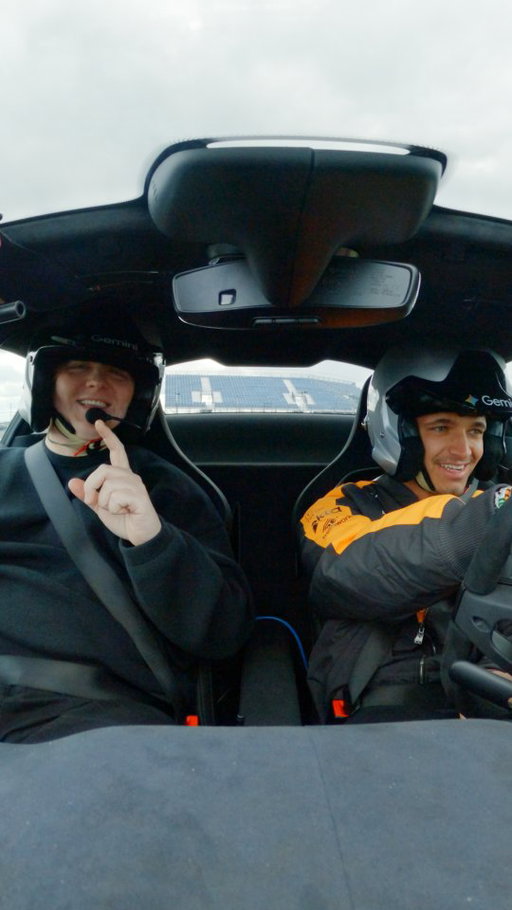Just a little Sunday drive... Mega job @lewiscapaldi you survived ;) #ad