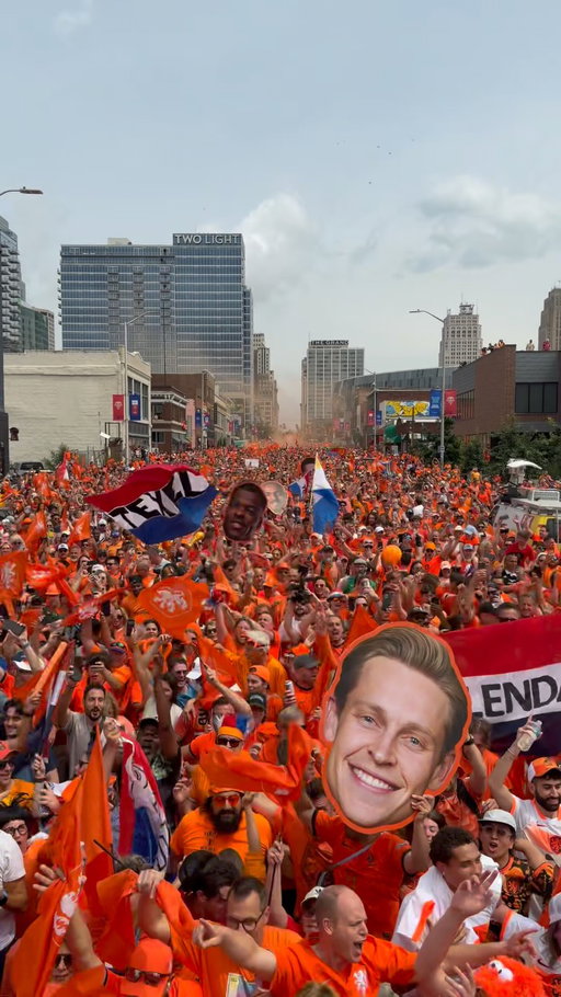 KANSAS CITY = ORANJE! 🫨🧡

#NothingLikeOranje #FIFAWorldCup #TUNNED