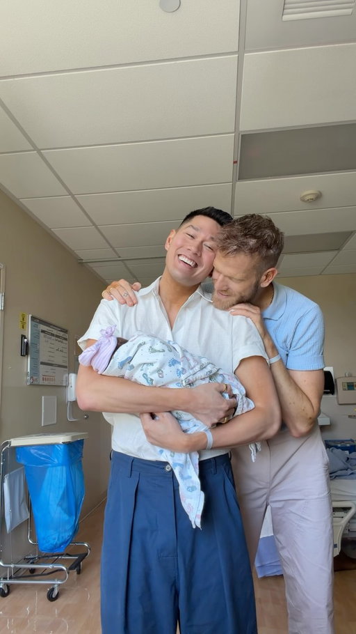 our beautiful baby girl is here 🥹🤍 we love you, birdie james 🐣