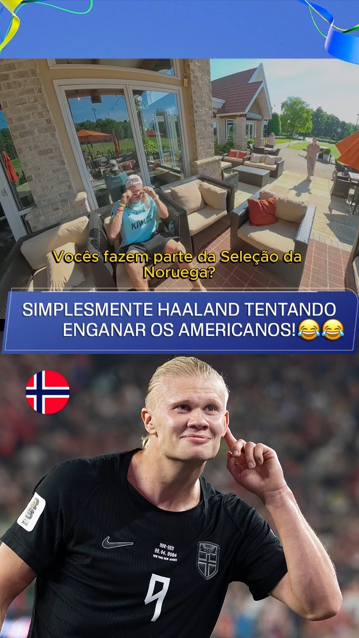 E ESSA RESENHA AQUI? 🤣🤣
Erling Haaland, atacante e estrela da Noruega, compartilhou um momento em que foi abordado por americanos perguntando se ele era jogador da seleção. Ele disse que não, mas que o produtor de YouTube que estava com ele, Jonathan Turton, era, e ele entrou na brincadeira! Será que eles acreditaram? hahahahaha

👉 Assista à Copa do Mundo FIFA pela CazéTV, no #DisneyPlus, sem custo adicional.

via Erling Haaland/YT

#Haaland #ESPN2026 #FIFAWorldCup