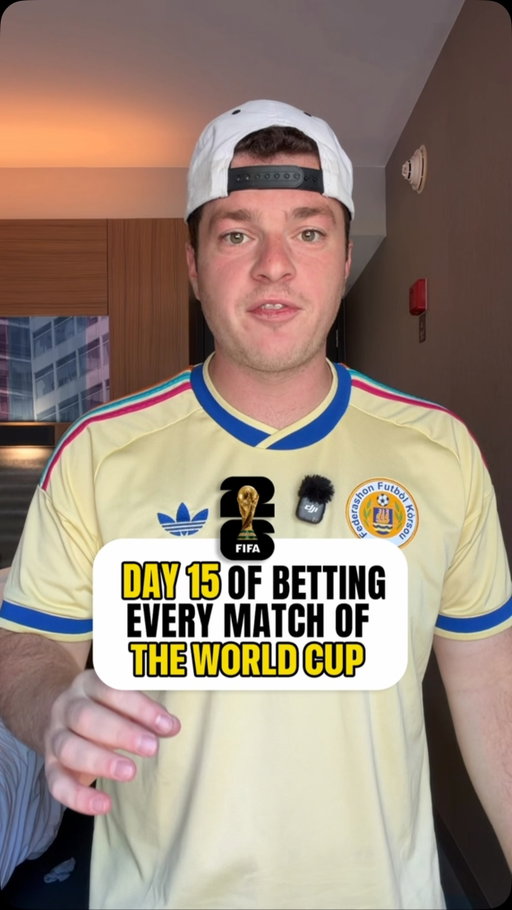 Day 15 of Betting Every Match of the World Cup 

Current Record: 25-31 (-$448)

⚽️ Yan Diomande Anytime +120
⚽️ Ecuador/Germany 1st half Under 1.5 Goals -166
⚽️ Japan To Score First -160
⚽️ Netherlands First Half Over 1.5 Goals +130
⚽️ USA First Half ML +130
⚽️ Paraguay/Australia Under 1st Half Goals +114
