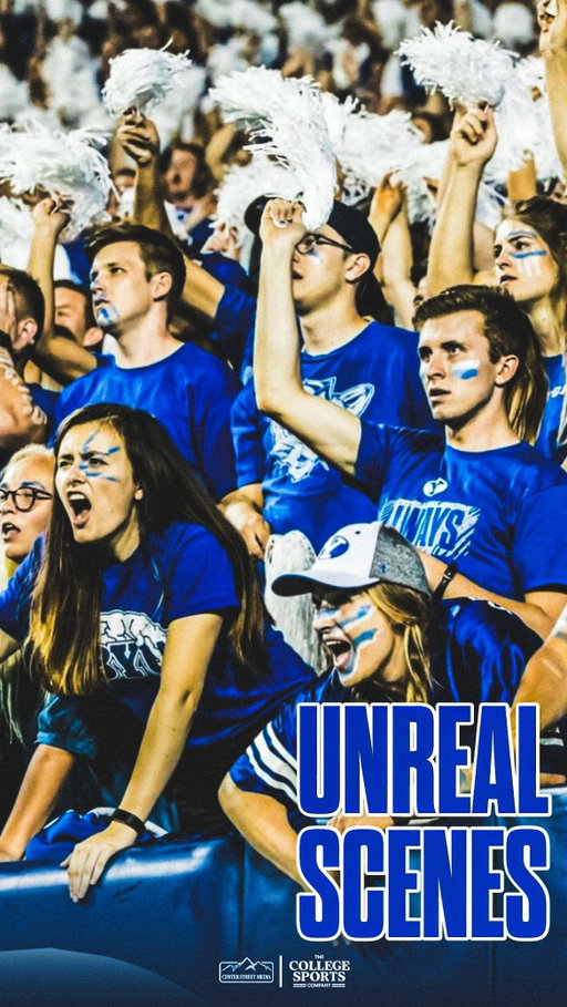 All the europeans think we go crazy for soccer…they need to experience a CFB game under the lights 🔥

(🎥 @big12conference )
•
•
•
#gocougs #byufootball #byu #gocougs🤙 #byumbb