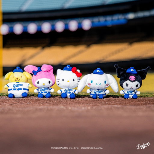 LA, you ready for @hellokitty and Friends Night? Join us at the ballpark on 8/12 to get one of these blind boxes! Get your tickets now at Dodgers.com/promotions.
