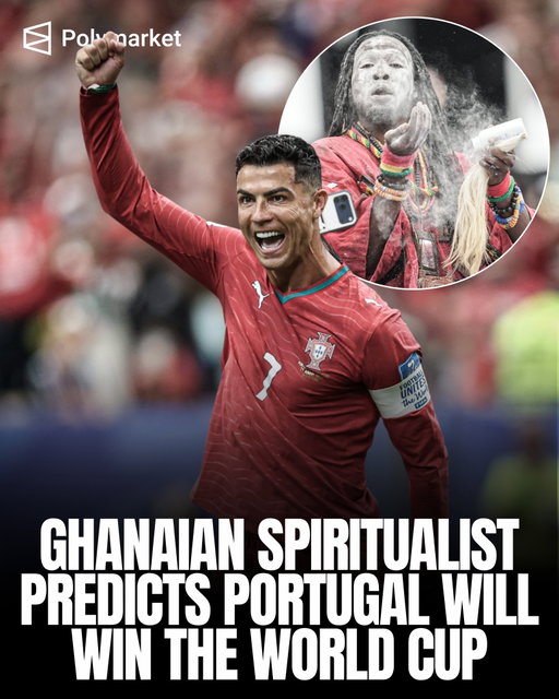 🚨🇬🇭 Ghanaian spiritualist Kwaku Bonsam has made another bold World Cup prediction. 👀

🗣️ “This World Cup is for Cristiano Ronaldo and Portugal. I have seen it clearly.”

He claims Portugal have already won the tournament in the spiritual realm and says Cristiano Ronaldo should relax because his moment has finally arrived. According to him, Ronaldo will lift the World Cup trophy in just a few days.

Bonsam also predicted that Harry Kane and England will fall short once again, insisting the trophy is destined for Portugal. 🤯