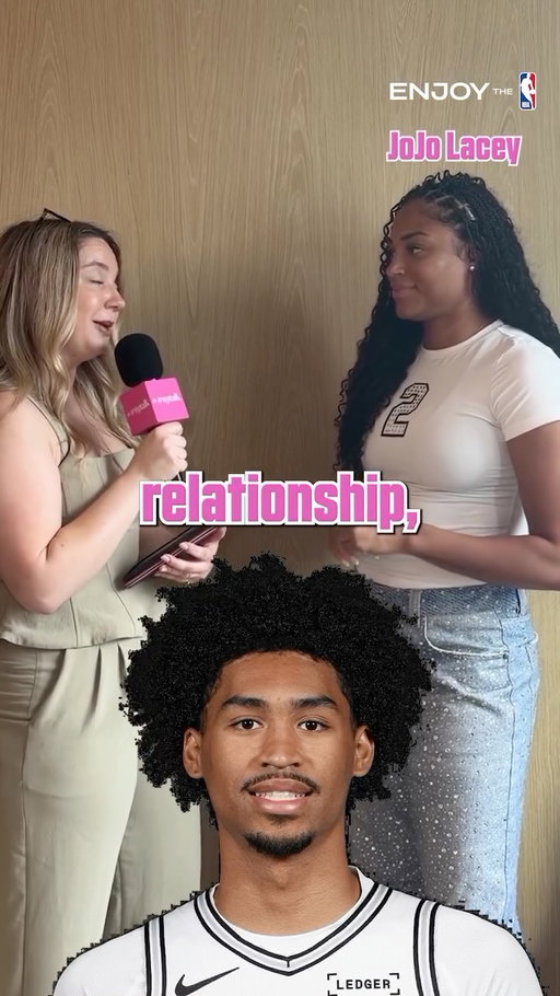 It’s a hooper love story for Jojo and Dylan 🥹💗 @jojolaceyy @iso.maddy 

#nba #wnba #couplegoals #spurs