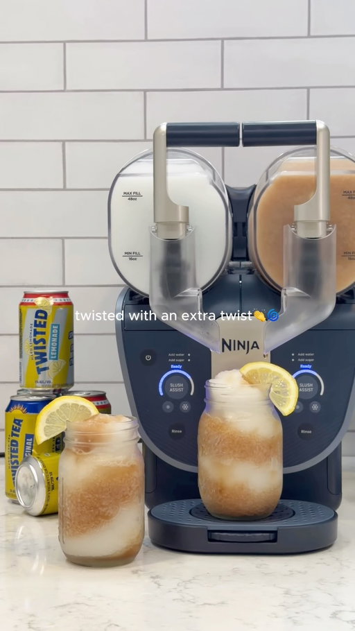 Half tea, half lemonade, but a whole summer vibe. 🍋☀️🍹

#NinjaSLUSHiTwist #NinjaSLUSHi #TwistedTea #FrozenDrinks #SummerDrink