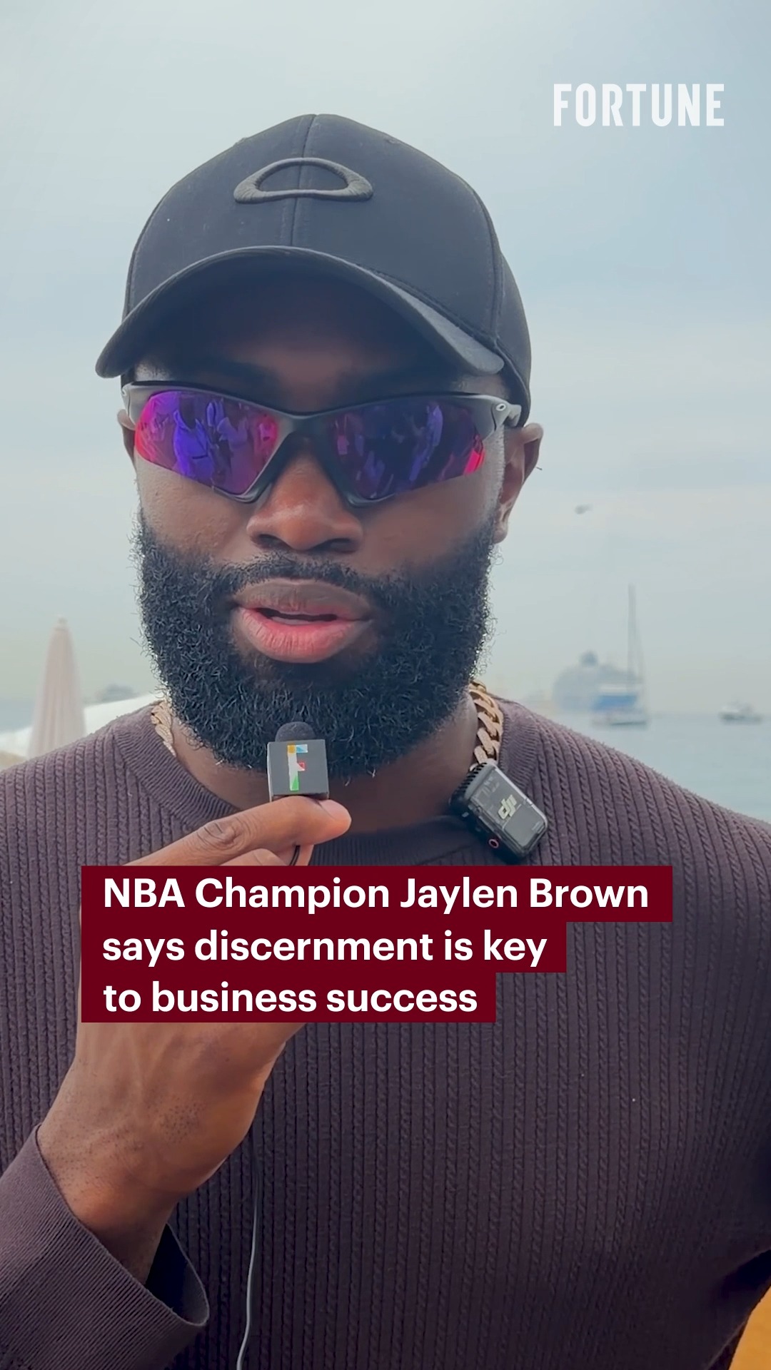 "Your tools of discernment are key."

NBA champion Jaylen Brown (@fchwpo) reflected on the challenges of starting a new business—and how long success can take.

"Understand it's going to be hard," he said in an interview with Fortune at @Cannes_Lions. "But if you are persistent, if you build a great infrastructure, if you build a great team, you can do anything."

🔗 Visit the link in our bio for more from #CannesLions2026.