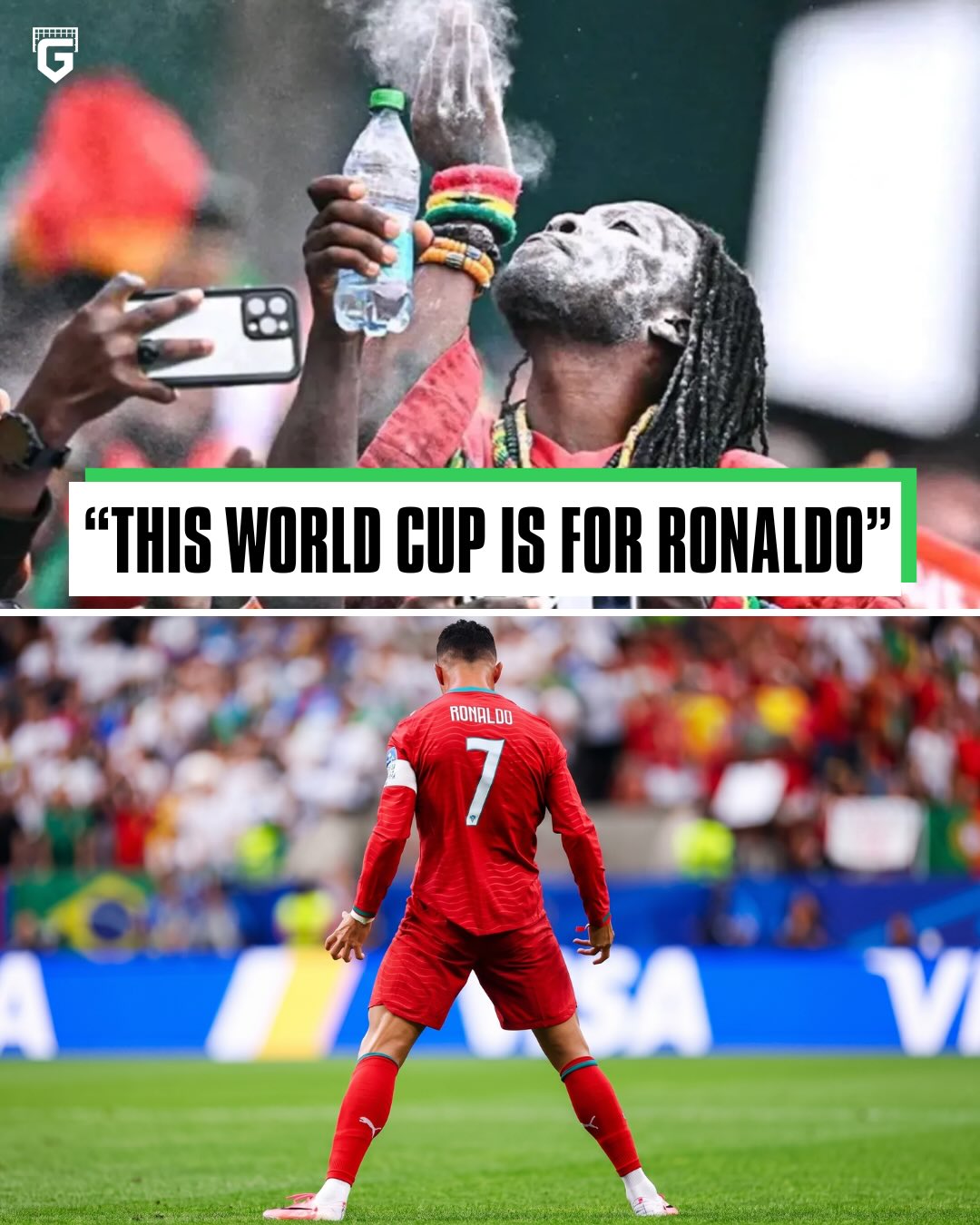 🇬🇭 Ghanaian spiritualist Kwaku Bonsam has made another bold World Cup prediction. 👀

🗣️ “This World Cup is for Cristiano Ronaldo and Portugal. I have seen it clearly.”

He claims Portugal have already won the tournament in the spiritual realm and says Cristiano Ronaldo should relax because his moment has finally arrived. According to him, Ronaldo will WIN THE WORLD CUP...

Bonsam also predicted that Harry Kane will perform good, despite this, England will fall short once again, insisting the trophy is destined for Portugal. 🤯

🗣: “He’s going to perform very good [Harry Kane], you mark my words” 😳