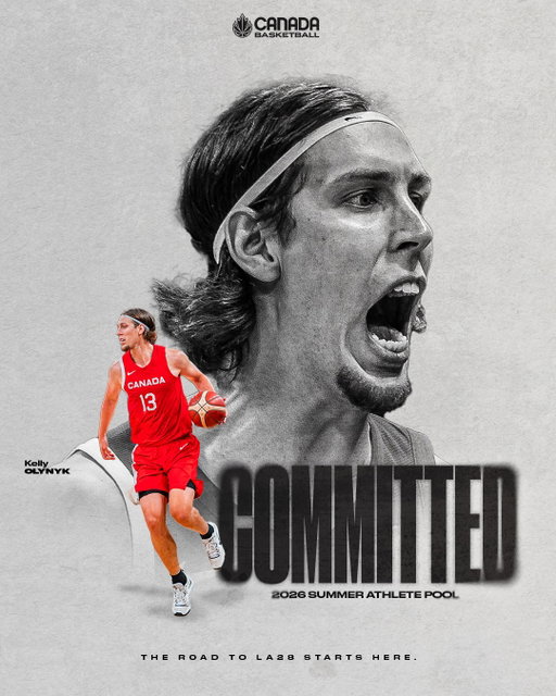 The veteran is back. 🍁

Kelly Olynyk has committed to Canada’s Summer 2026 athlete pool as the road to LA28 continues. 🫡

📍 TD Coliseum — Hamilton, ON
🗓️ July 3 vs. Puerto Rico — 7:00 PM ET
🗓️ July 6 vs. Jamaica — 7:00 PM ET

📍 Centre Vidéotron — Québec City, QC
🗓️ August 31 vs. TBD — 7:00 PM ET

🎟️ Buy your tickets NOW at link in bio

—

Le vétéran est de retour. 🍁

Kelly Olynyk s’est engagé envers le bassin d’athlètes de l’été 2026 du Canada alors que la route vers LA28 se poursuit. 🫡

📍 TD Coliseum — Hamilton, ON
🗓️ 3 juillet c. Porto Rico — 19 h HE
🗓️ 6 juillet c. Jamaïque — 19 h HE

📍 Centre Vidéotron — Québec, QC
🗓️ 31 août c. À déterminer — 19 h HE

🎟️ Procurez-vous vos billets MAINTENANT via le lien en bio

#SMNT