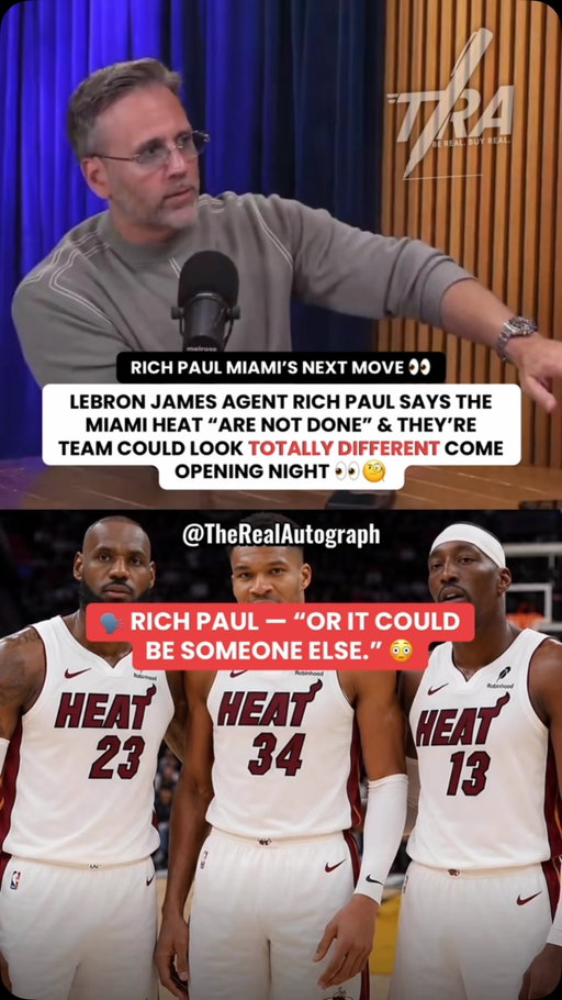 What does Rich Paul mean by “someone else” 👀⁉️ (Via/MaxKellerman)

#miamiheat #lebronjames #lebron #heatnation #NBA