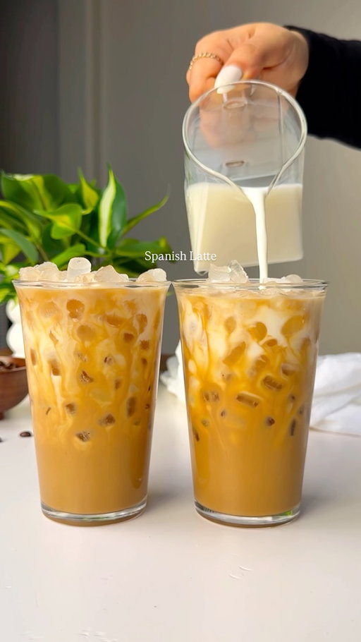 Spanish Latte ✨ super delicious and simple to make ….

Recipe 
2 tsp inatant coffer
60 ml water 
1-2 Tbsp condensed milk
3/4 cup milk 
Cinnamon sprinkle (optional)

#spanishlatte #coffeegirl #reelsinstragram #reelsvíral #instantcoffee