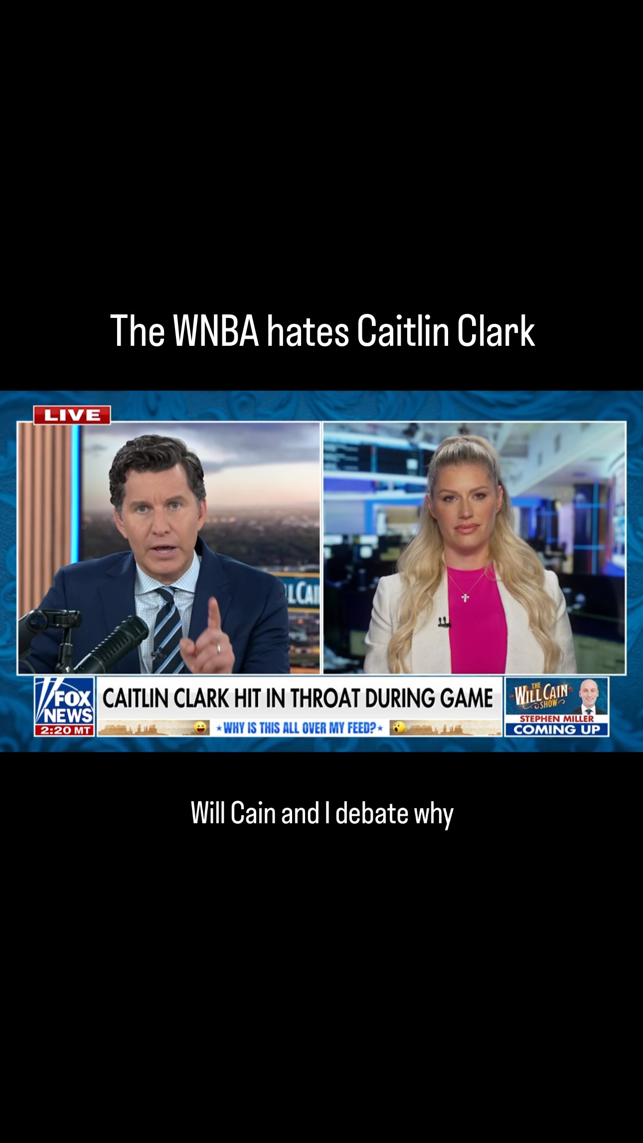 if any other player - regardless of race or sexuality - was treated the way Caitlin Clark is, this wouldn’t be a debate.