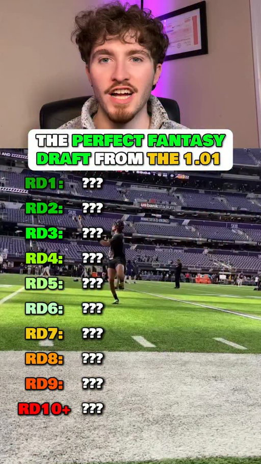 How to draft the PERFECT fantasy football team from the 1st pick ✅ #fantasyfootball #fantasyfootballdraft
