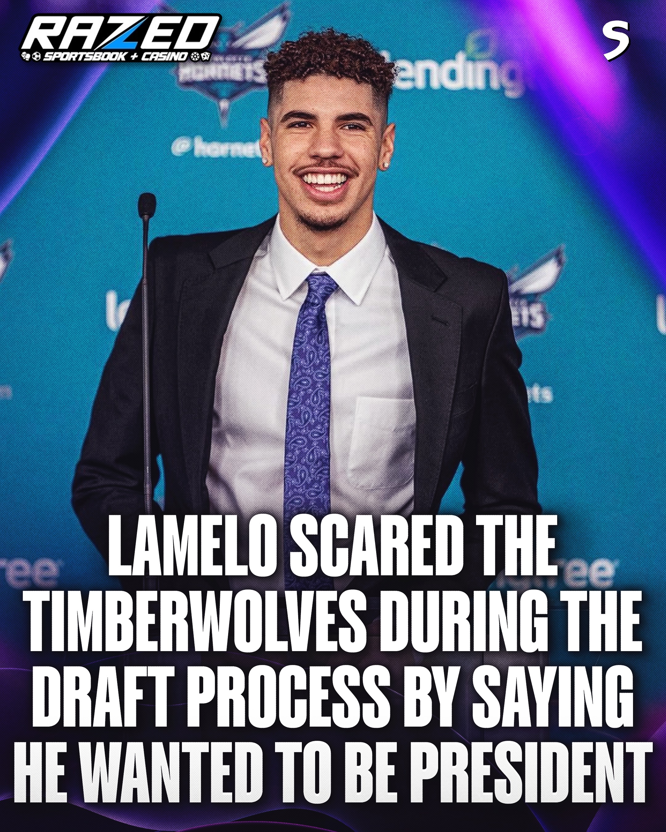 Vice president Anthony Edwards? 👀

LaMelo went from scaring the Wolves to being their needle mover. Respect.