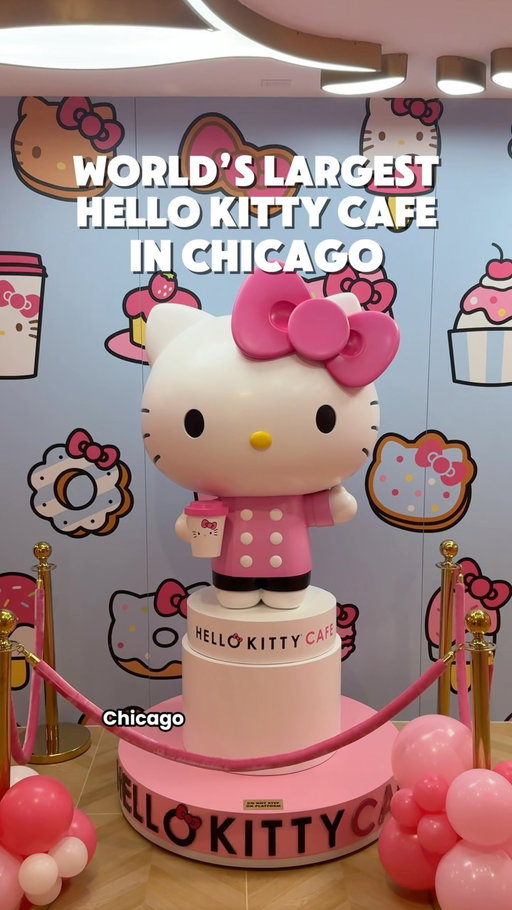 Chicago is officially getting the world’s largest Hello Kitty Cafe 🎀✨

The brand new flagship location opens June 26 at 10:00 AM and will feature adorable Sanrio treats, exclusive Chicago merch, and limited Gacha Pons you can only get here.

If the @hellokittycafechicago has been on your Chicago bucket list, this is your sign to go 💗

#chicagogram #HelloKittyCafe #ChicagoEvents #ThingsToDoChicago #hellokitty