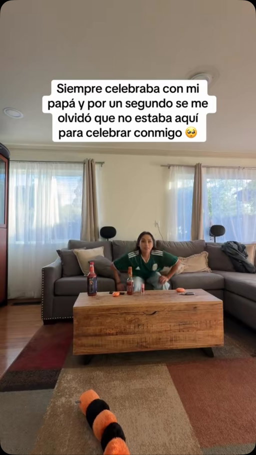 I always celebrated with my dad, and for a second, I forgot he wasn’t here to celebrate with me. I know  he’d be so proud
#worldcup #mexico🇲🇽