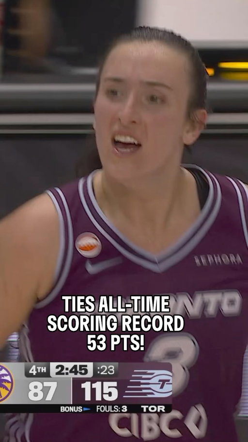53. AND COUNTING. 🤯

Marina Mabrey has tied the all-time WNBA single-game scoring record with 53 points while matching the league record with nine made threes.

She has also set a new WNBA season high in scoring! 

LAS-TOR | Prime | WNBA Pride | @coach