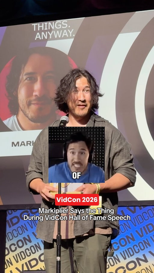 Well, it wasn’t the Bite of ‘83. This time. #markiplier #fnaf #vidcon #fnaf4 #biteof87