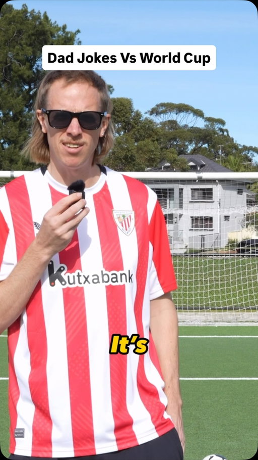 One joke. One shot at the cross bar. 
Crossbar Comedy ⚽️ 🤣
#socceroos #fifa #darkhumour #dadjokes