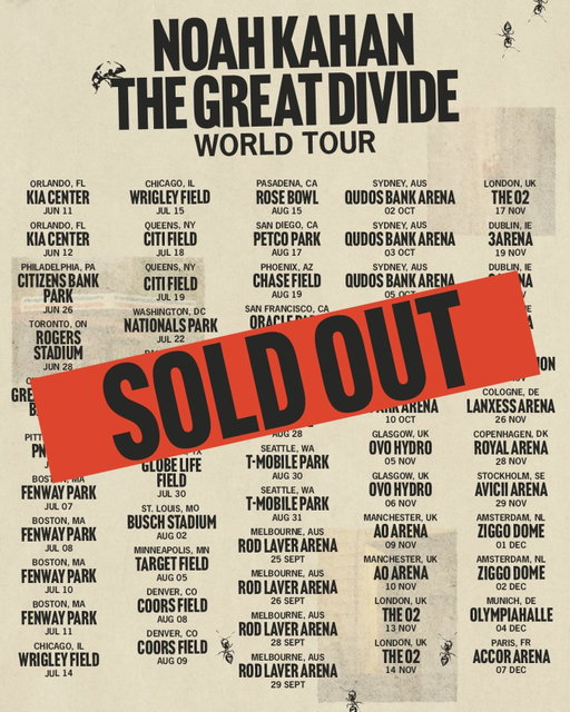 World tour. Sold out. lol 

Philly let’s celebrate tonight