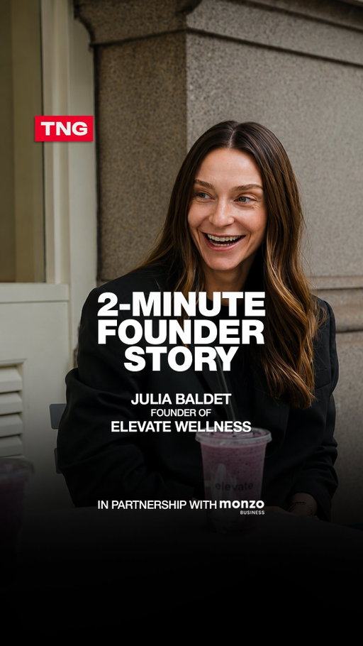 📊 From private equity burnout to building a smoothie brand on track for £1M+ in revenue🤯

We sat down with Elevate (@elevatewellnessuk) founder Julia Baldet (@juliabaldet) to talk about quitting finance, raising £400K, and building one of London’s most talked-about wellness brands.

After years in investment banking and private equity, Julia hit burnout so severe that doctors discovered fluid around her heart. Looking for healthier alternatives, she became obsessed with functional smoothies and decided to build her own business.

She quit her job, trained as a barista, messaged 350+ investors on LinkedIn, and eventually raised £400,000 to launch Elevate.

Today, the business operates across London locations, has expanded into Selfridges, and is on track for £1M+ in revenue.

In partnership with Monzo Business @monzo