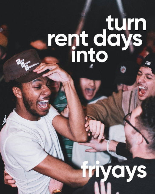 TGIF, sponsored by last month’s rent.

Visit paywithcasa.com.